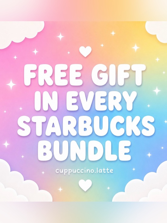 Starbucks Other - FREE MINI GIFT IN ALL ORDERS ☺️